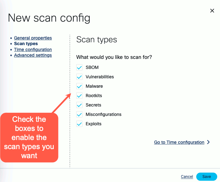 VMClarity Scan Setup - Step 3